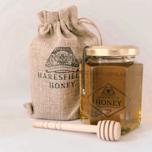 Seasonal Honey Gift Bag 227g with Drizzle Stick
